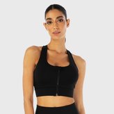 Sportovní podprsenka Zip Up Infinity Black - SQUATWOLF - Velikost: XS