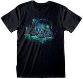 Pánské tričko Harry Potter: Wireframe Hogwarts (M) černá bavlna