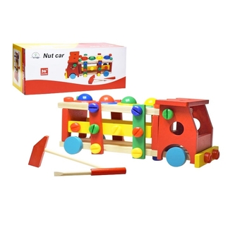 Drevené auto montovacie