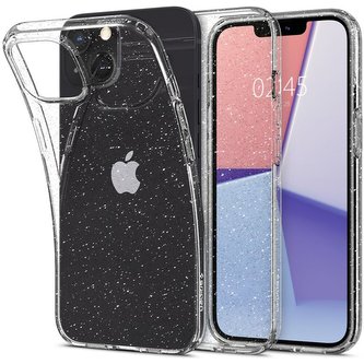 Spigen Liquid Crystal Glitter kryt iPhone 13 mini čirý