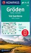 KOMPASS Wanderkarte 616 Gröden, Val Gardena, Sella, Canazei, 1:25000