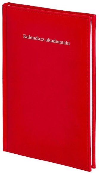 Kalendarz akad. 2022/23 A5 Tyg. Vivella Czerwień
