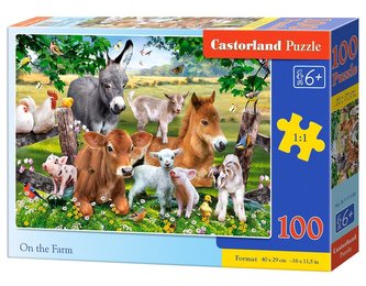 Puzzle 100 Na farme CASTOR