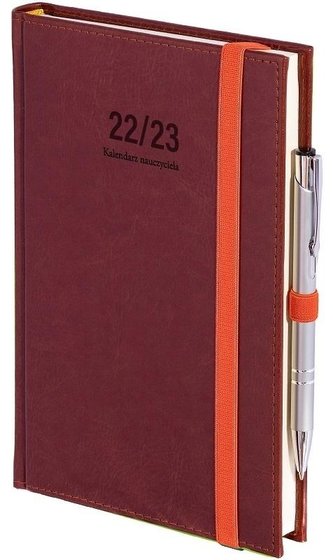 Kalendarz nauczyciela 2022/23 B6 dz. Nebraska Brąz