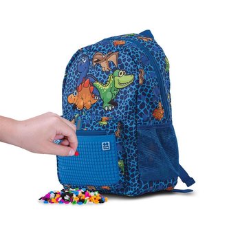 PIXIE CREW detský batoh DINO modrý