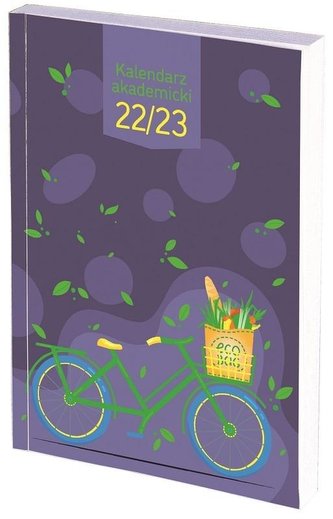 Kalendarz akademicki 2022/23 A5 tyg. PCV Rower