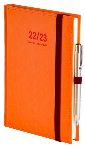 Kalendarz naucz. 2022/23 A5 dz Nebraska Pomarańcz