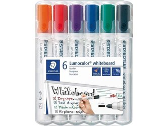 Marker Lumocolor do białych tablic 6 kolorów