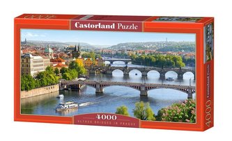 Puzzle 4000 vltavských mostov v Prahe CASTOR