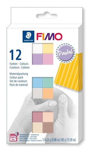 Fimo Soft 12x25g farba Pastel