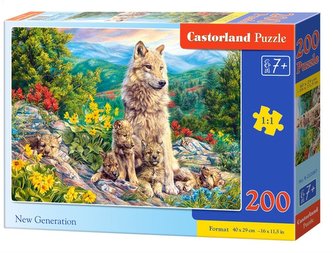 Puzzle 200 CASTOR novej generácie