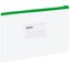 Koperta A4 na suwak zielony GRAND