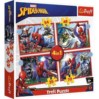 Puzzle 4v1 Heroic Spider-Man TREFL