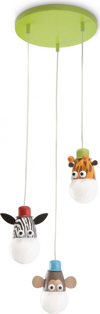 DĚTSKÉ ZÁVĚSNÉ SVÍTIDLO ZOO 40594/55/16