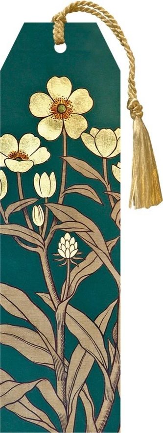 Zakładka 70 ze wstążką Jaskier rozłogowy