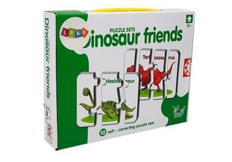Puzzle edukacyjne dinozaury 10el Puzzle edukacyjne dinozaury 10el