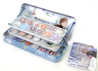 Trojúrovňová meta. kufrík s kozmetikou Frozen
