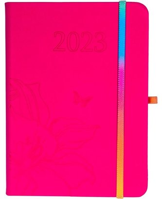 Kalendarz 2023 B6 tyg. Hip hop różowy ELEFANT