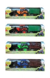 Traktor z przyczepą mix