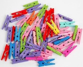 Ozdobné malé ružové spony