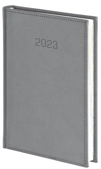 Kalendarz 2023 A4 Tygodniowy Vivella szary