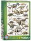 Puzzle 1000 Dinozaury z okresu Kredy