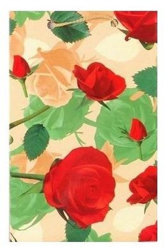 Torebka papierowa 10,5cm x 15cm x 5cm Róże MIX