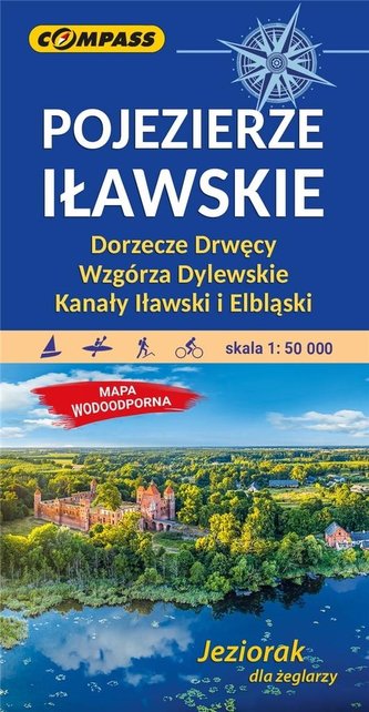 Mapa - Pojezierze Iławskie 1:50 000 Mapa - Pojezierze Iławskie 1:50 000