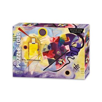 Puzzle 1000 Żółty,czerwony , niebieski