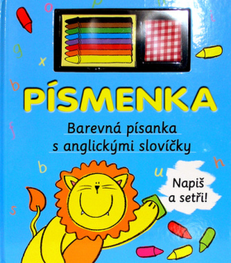 Písmenka Barevná písanka s anglickými slovíčky