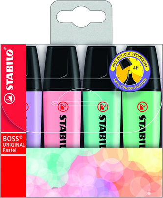 STABILO BOSS pastel - teraz 4 ks