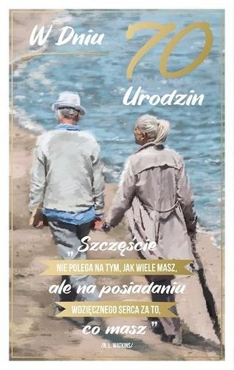 Kartka okolicznościowa Urodziny 70 P16