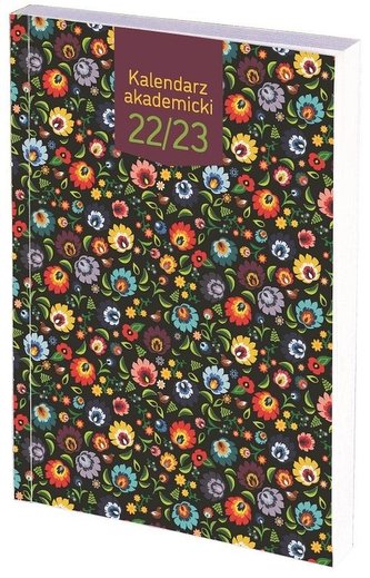 Kalendarz akademicki 2022/23 A5 tyg. PCV Flowers