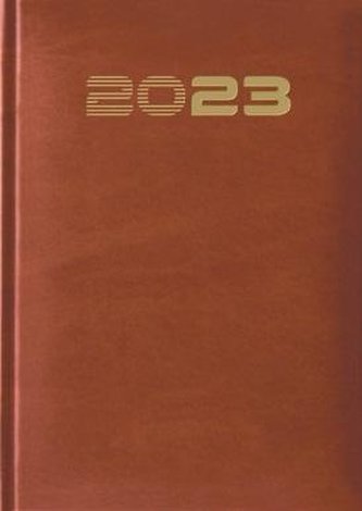 Terminarz 2023 A5 Standard brązowy