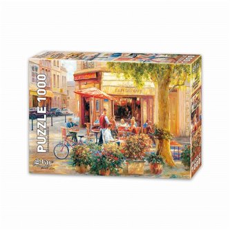 Puzzle 1000 Paryż, Restauracja na rogu