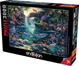 Puzzle 3000 Raj w dżungli