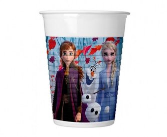 Plastové poháre Frozen 2 200ml 8ks