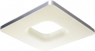STROPNÍ LED SVÍTIDLO Pesseto, čtvercové matný chrom L/00294, 50 cm