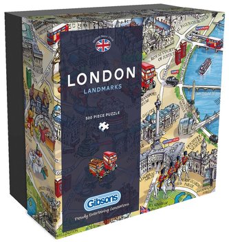 Puzzle 500 pamiatok Londýna G3