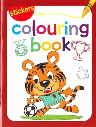 Colouring book z naklejkami. Tygrys