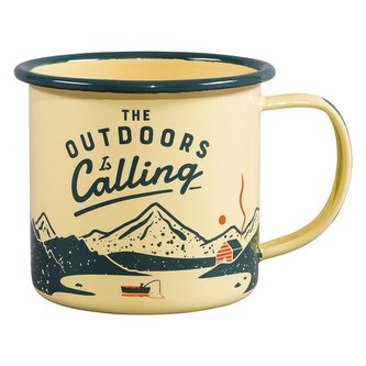 Kempingový hrnček Outdoors is Calling - 325 ml