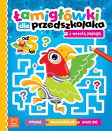 Łamigłówki dla przedszkolaka z wesołą papugą