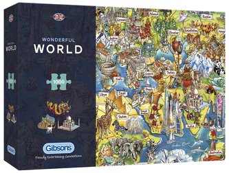 Puzzle 1000 Cudowny świat G3