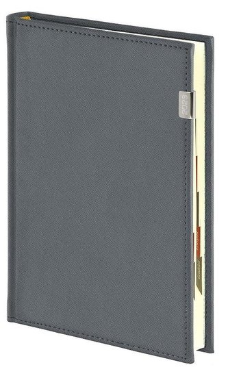 Kalendarz 2023 A5 Tyg. Cross z notesem srebrny