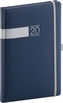 Týdenní diář Twill 2020 modrostříbrný