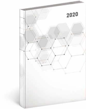 Denní diář Cambio Classic 2020 bílý