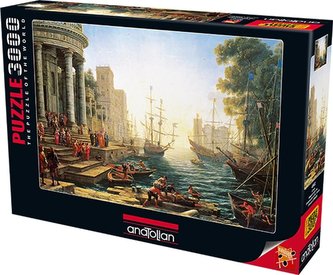 Puzzle 3000 Cumowanie statku Św. Urszula w porcie