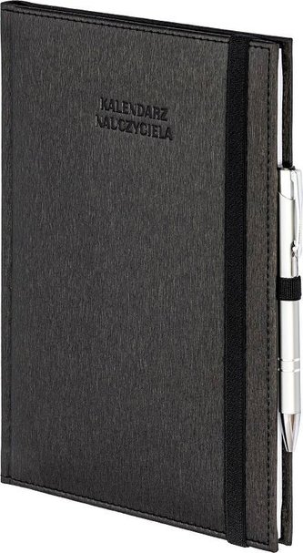 Kalendarz naucz. 2022/23 B5 tyg. Aluminium Czarny