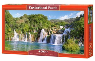 Puzzle 4000 vodopádov Krka - Chorvátsko CASTOR
