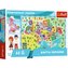 Puzzle edukacyjne 44 Mapa Ukrainy UA TREFL